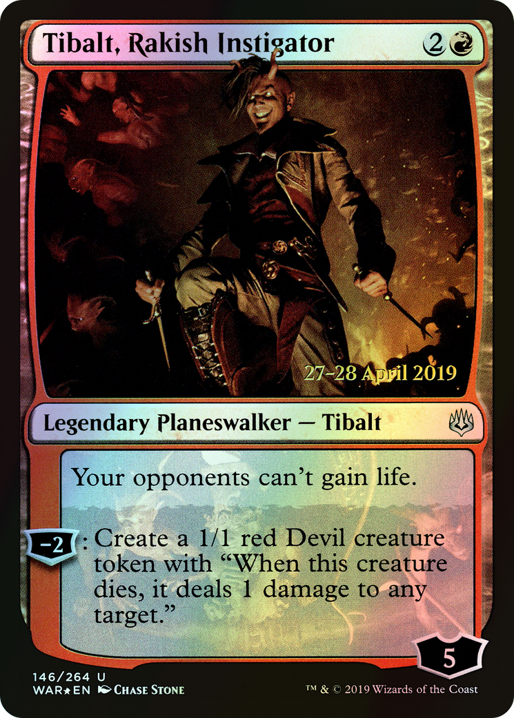 Tibalt, Rakish Instigator (PWAR) #146s [EN/F]