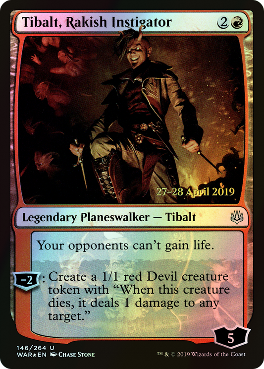 Tibalt, Rakish Instigator (PWAR) #146s [EN/F]