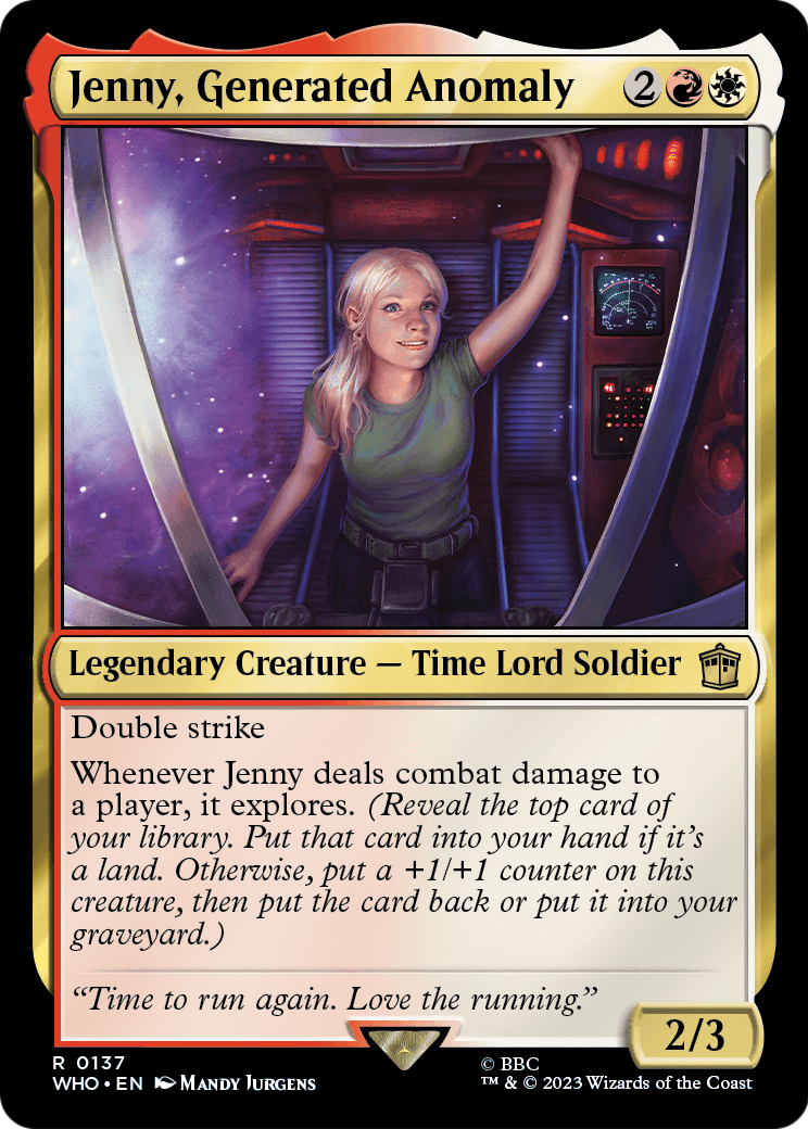 Jenny, Generated Anomaly (WHO) #137 [EN/N]