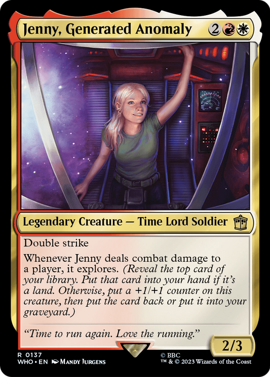 Jenny, Generated Anomaly (WHO) #137 [EN/N]