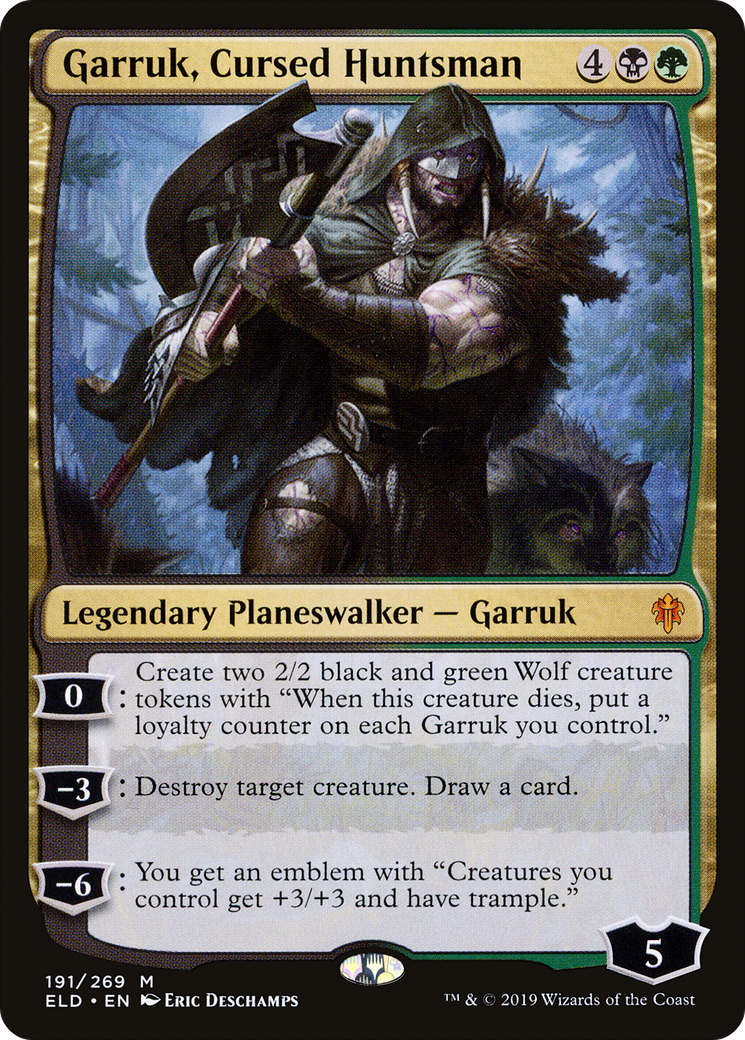 Garruk, Cursed Huntsman (ELD) #191 [EN/N]