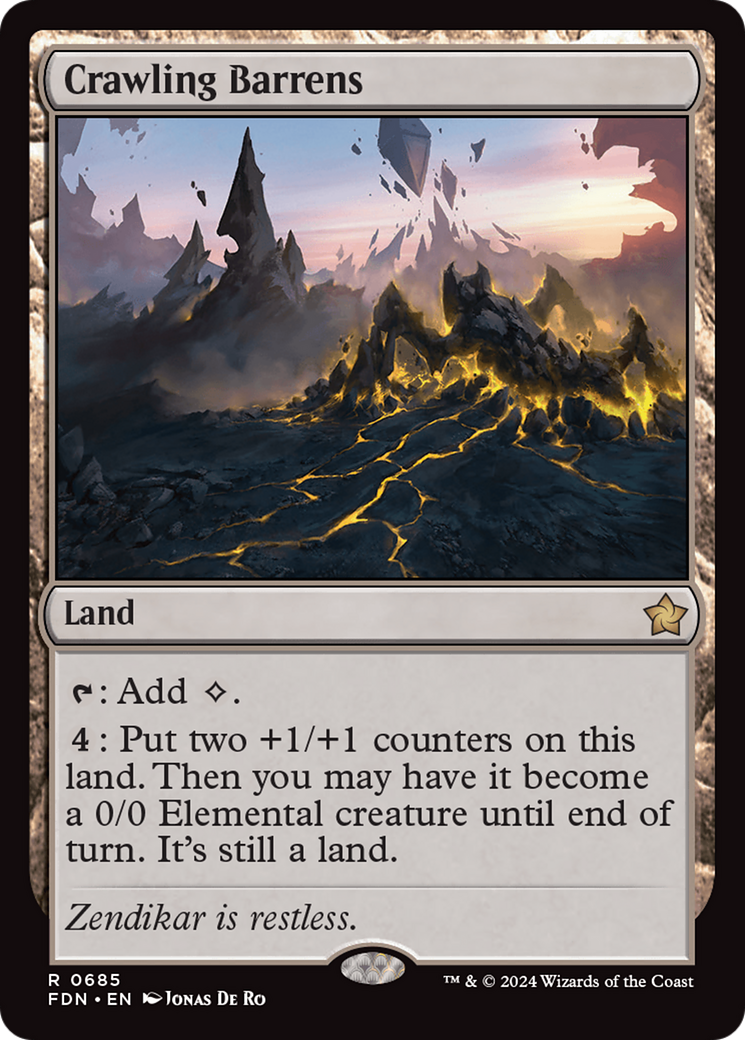 Crawling Barrens (FDN) #685 [EN/N] s/o
