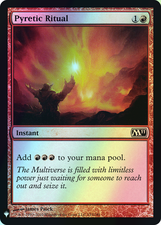 Pyretic Ritual (PLST) #M11-153 [EN/F] s/o