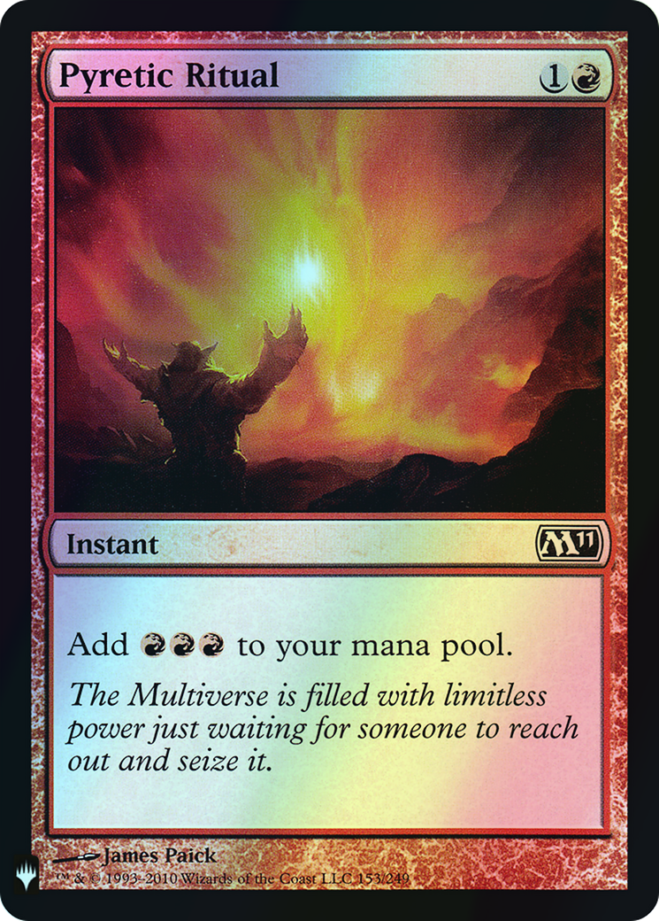 Pyretic Ritual (PLST) #M11-153 [EN/F]