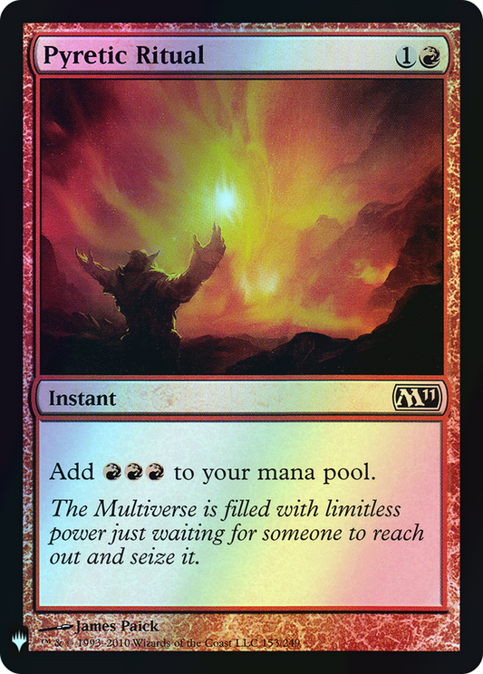 Pyretic Ritual (PLST) #M11-153 [EN/F] s/o