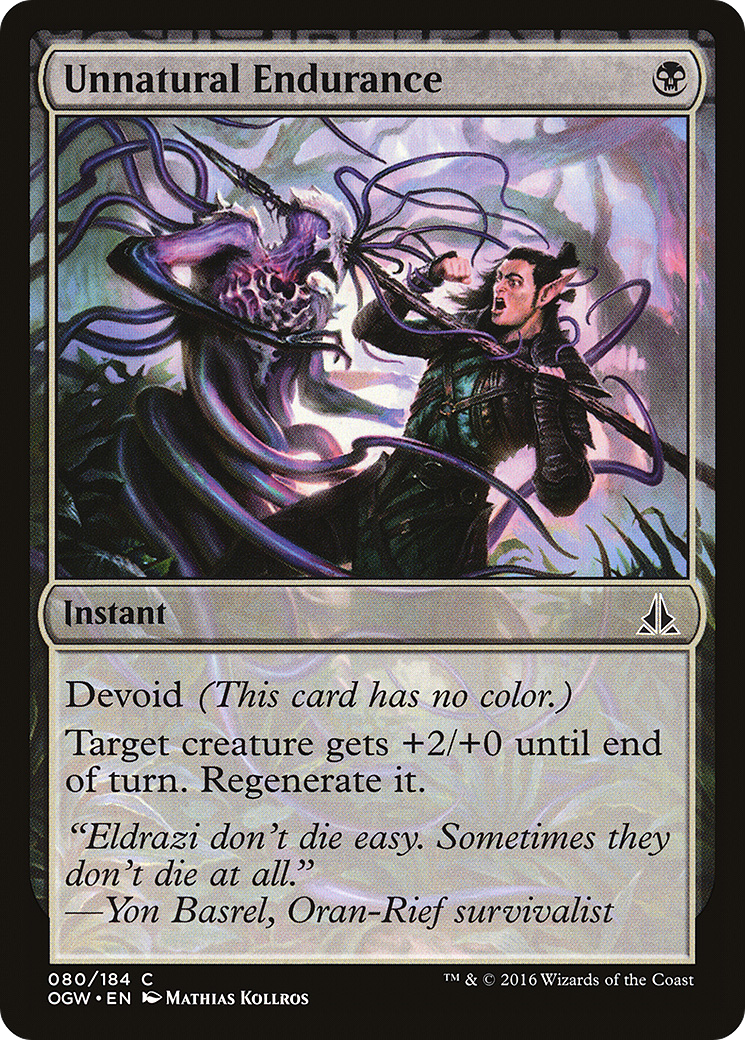 Unnatural Endurance (OGW) #80 [EN/N] s/o