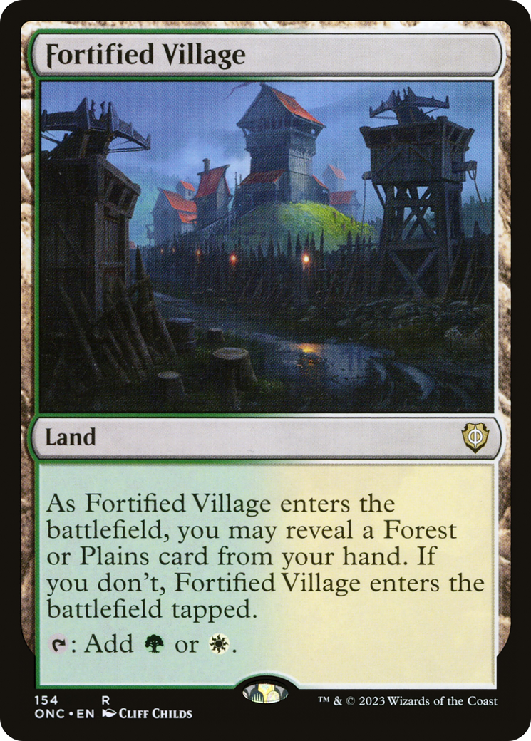 Fortified Village (ONC) #154 [EN/N]