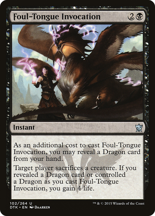 Foul-Tongue Invocation (DTK) #102 [EN/N]