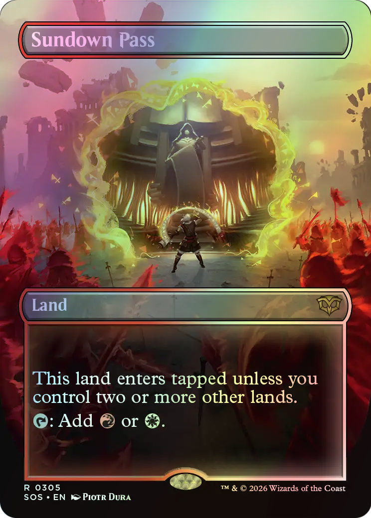Sundown Pass (SOS) #305 [EN/F] s/o