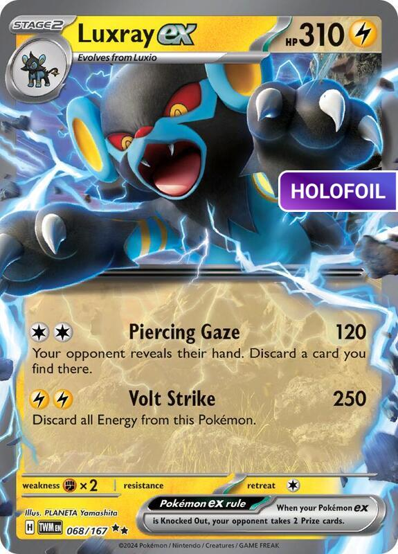 Luxray ex - 068/167 (TWM) #068 [EN/H]
