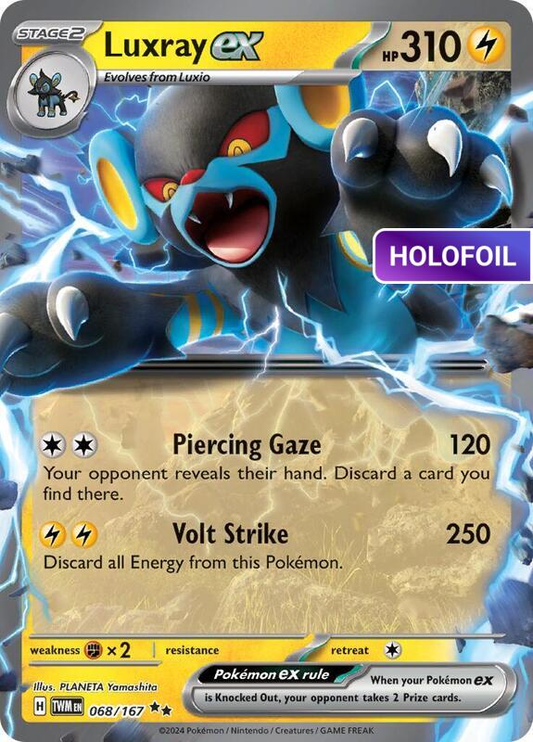 Luxray ex - 068/167 (TWM) #068 [EN/H]