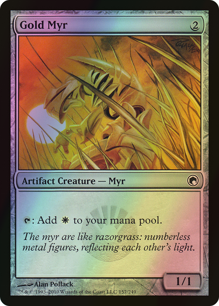 Gold Myr (SOM) #157 [EN/F]