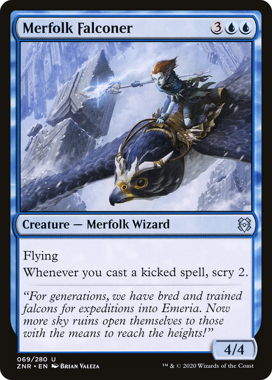 Merfolk Falconer (ZNR) #69 [EN/N]