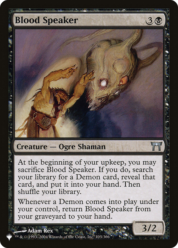 Blood Speaker (PLST) #CHK-103 [EN/N]