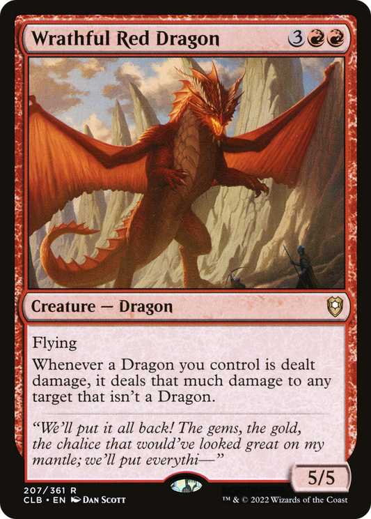Wrathful Red Dragon (CLB) #207 [EN/N]
