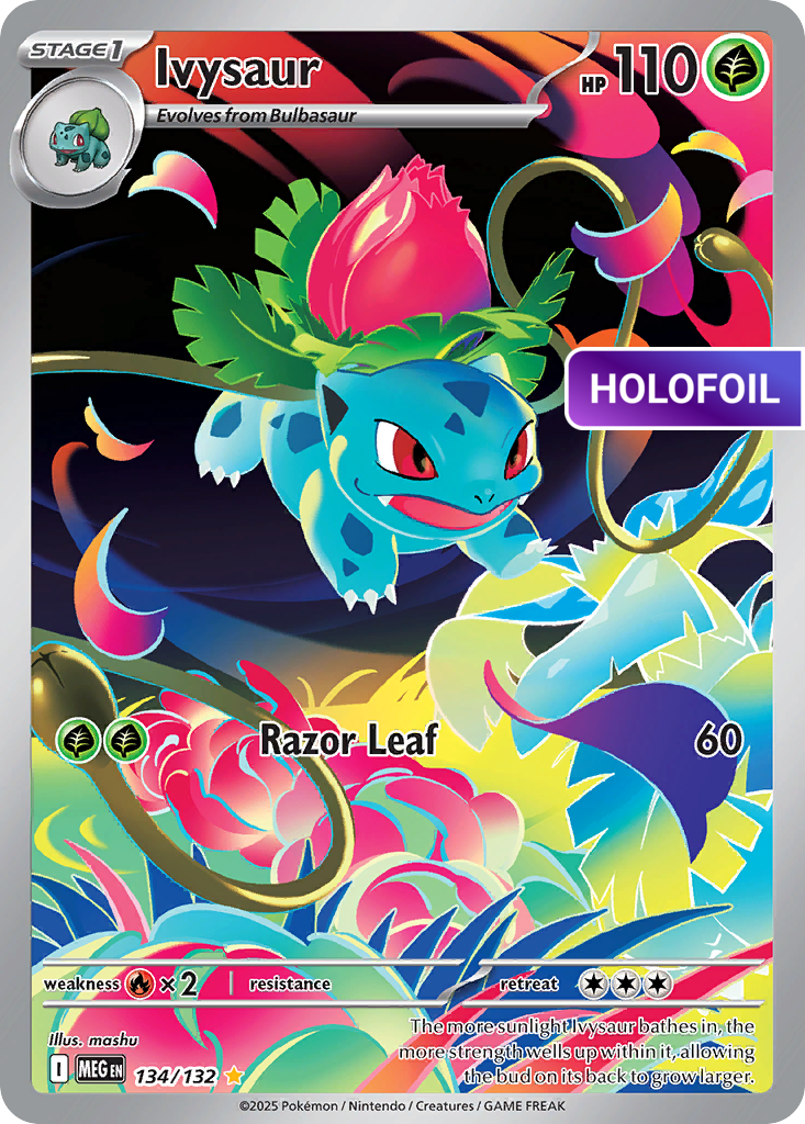 Ivysaur - 134/132 (MEG) #134 [EN/H]