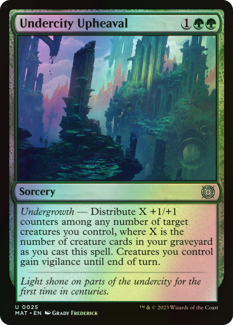 Undercity Upheaval (MAT) #25 [EN/F]