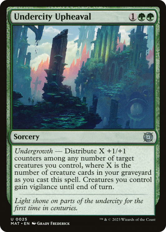 Undercity Upheaval (MAT) #25 [EN/N]