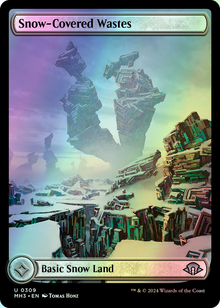Snow-Covered Wastes (MH3) #309 [EN/F]