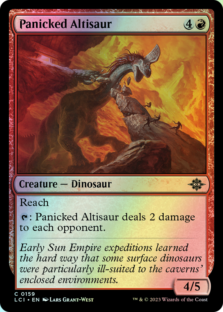 Panicked Altisaur (LCI) #159 [EN/F] s/o