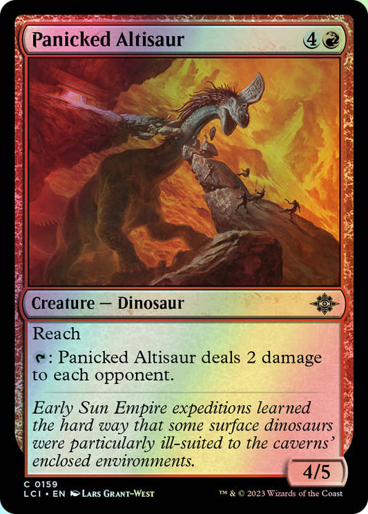 Panicked Altisaur (LCI) #159 [EN/F] s/o