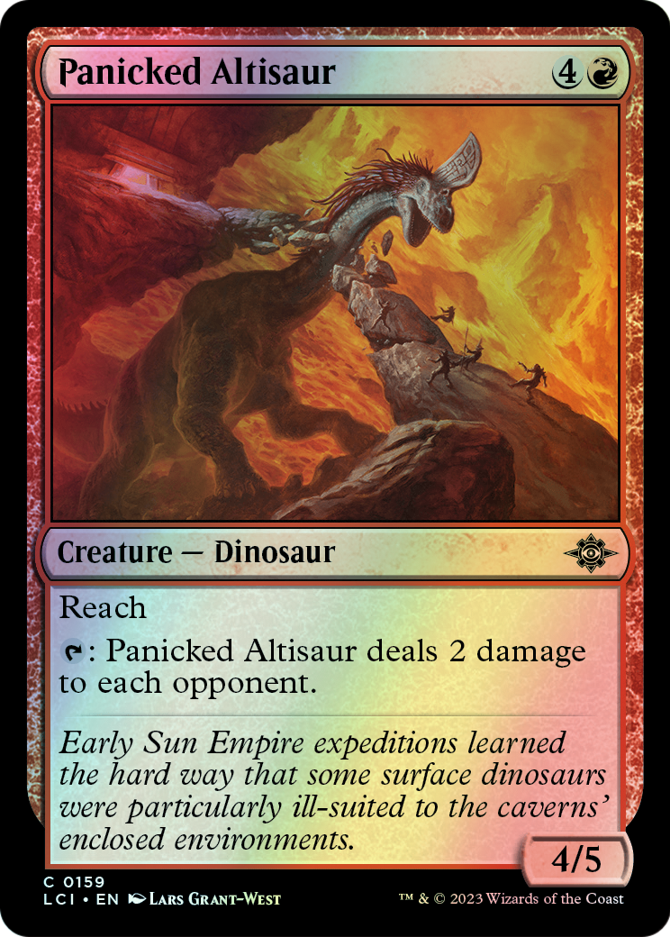Panicked Altisaur (LCI) #159 [EN/F] s/o