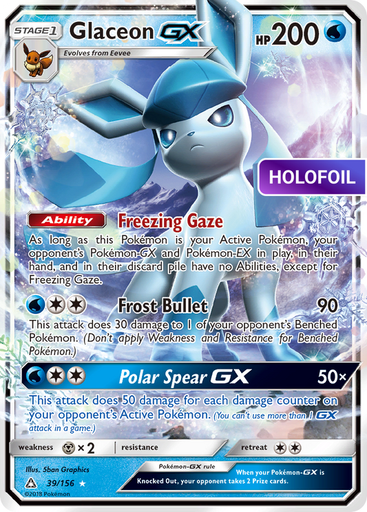 Glaceon GX (UPR) #39 [EN/H]