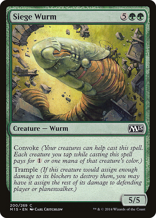 Siege Wurm (M15) #200 [EN/N]