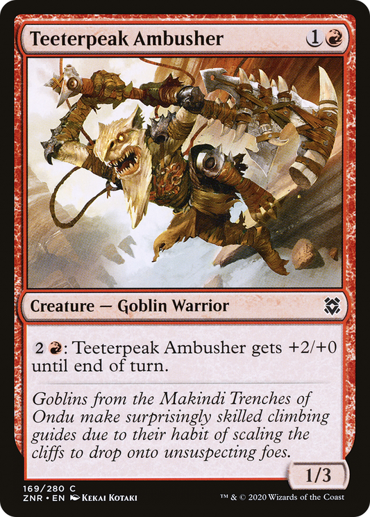 Teeterpeak Ambusher (ZNR) #169 [EN/N]