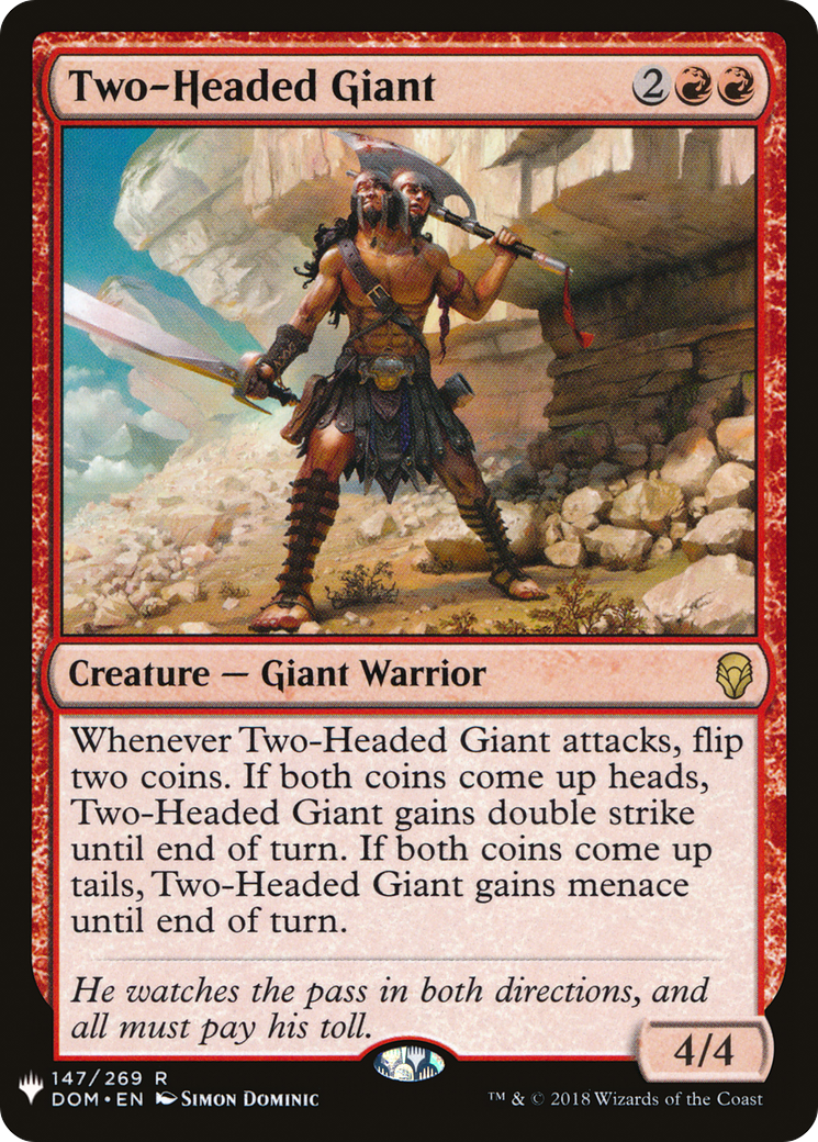 Two-Headed Giant (PLST) #DOM-147 [EN/N]