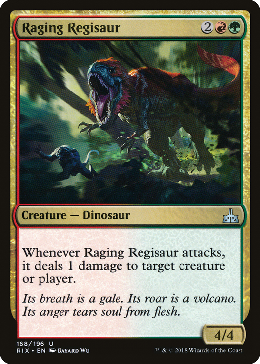 Raging Regisaur (RIX) #168 [EN/N]