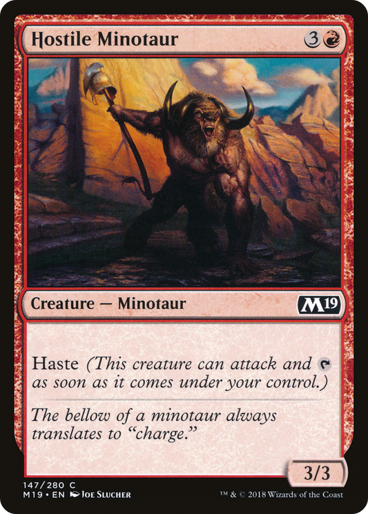 Hostile Minotaur (M19) #147 [EN/N]