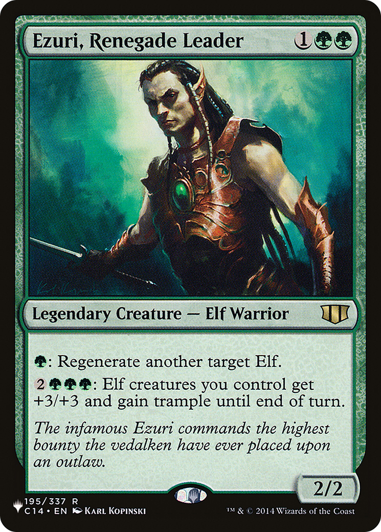 Ezuri, Renegade Leader (PLST) #C14-195 [EN/N]
