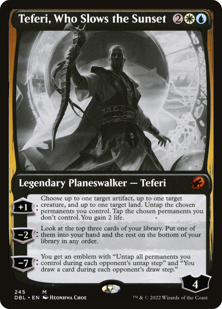 Teferi, Who Slows the Sunset (DBL) #245 [EN/N]