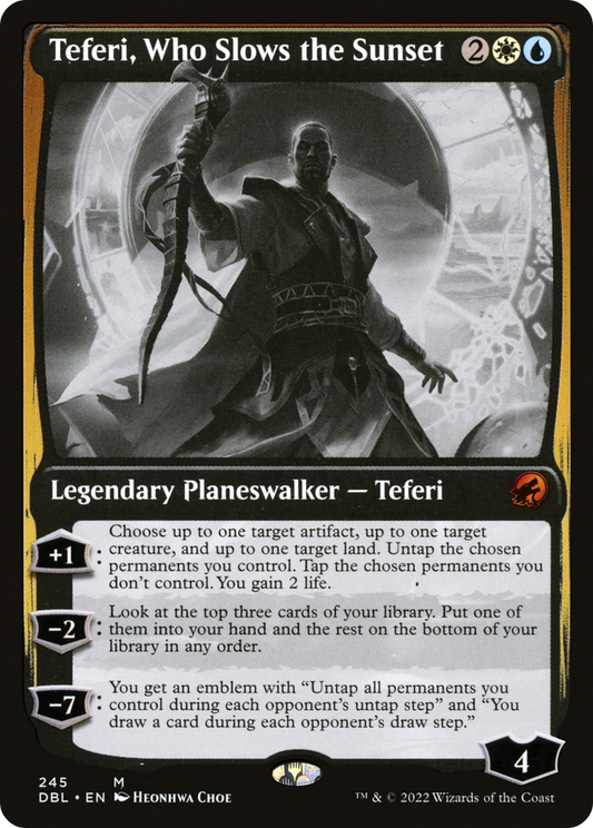 Teferi, Who Slows the Sunset (DBL) #245 [EN/N]