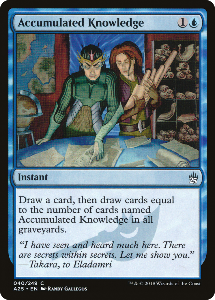 Accumulated Knowledge (A25) #40 [EN/N]