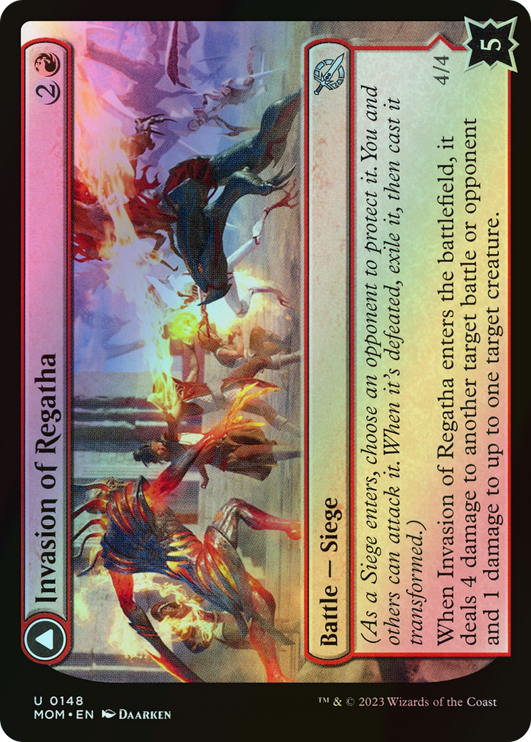 Invasion of Regatha // Disciples of the Inferno (MOM) #148 [EN/F]