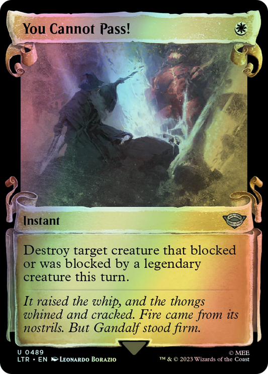 You Cannot Pass! - Silver Foil (LTR) #489 [EN/F] s/o