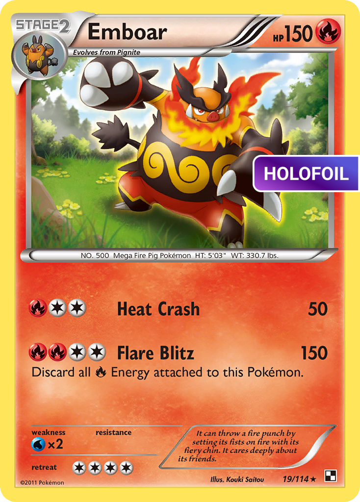 Emboar (19) (BLW) #19 [EN/H] s/o