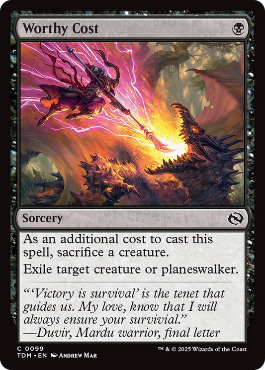 Worthy Cost (TDM) #99 [EN/N]