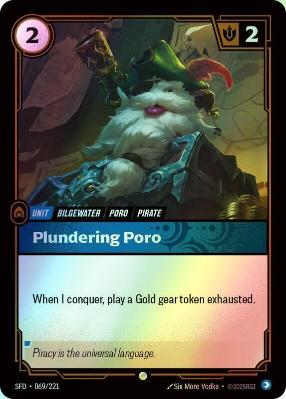 Plundering Poro (SFD) #069 [EN/F] s/o