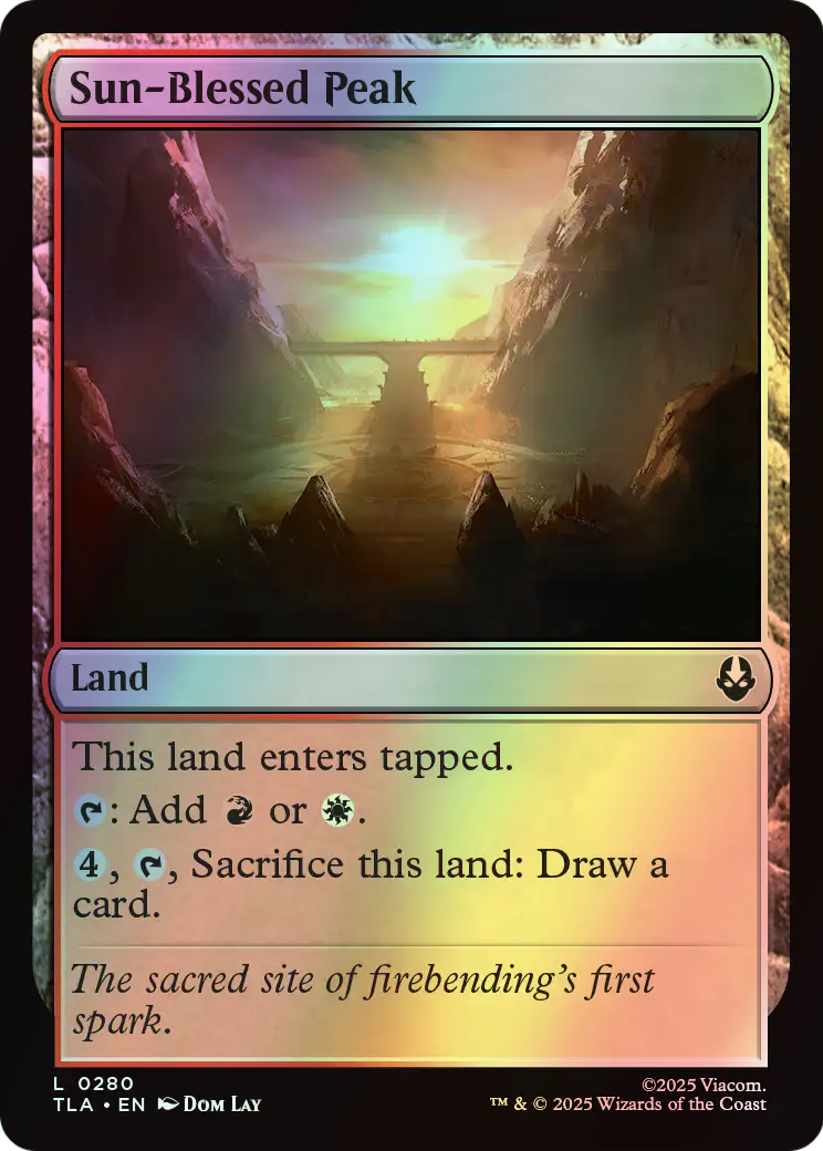 Sun-Blessed Peak (TLA) #280 [EN/F] s/o