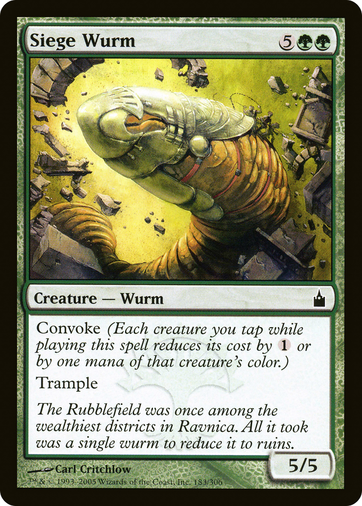Siege Wurm (RAV) #183 [EN/N]
