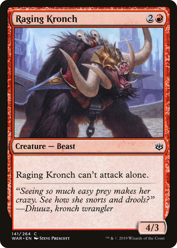 Raging Kronch (WAR) #141 [EN/N]