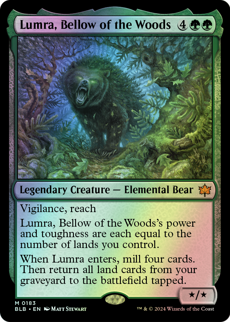 Lumra, Bellow of the Woods (BLB) #183 [EN/F] s/o