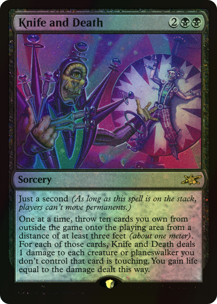 Knife and Death - Galaxy Foil (UNF) #363 [EN/F]