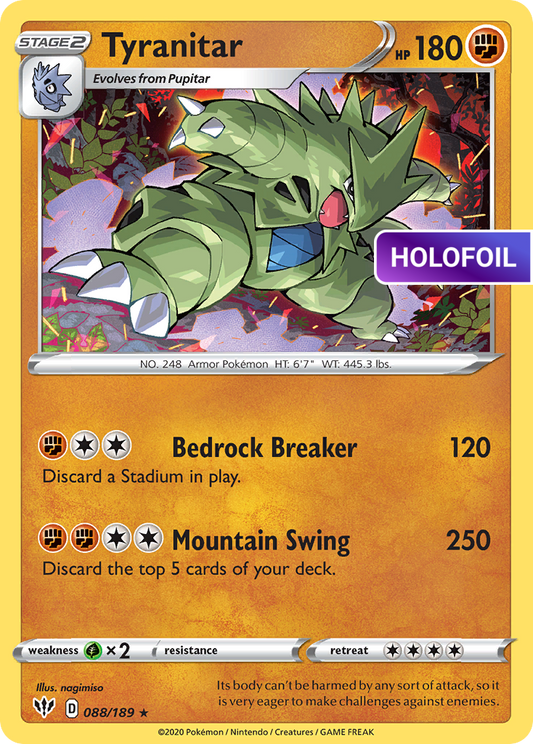 Tyranitar (DAA) #88 [EN/H]