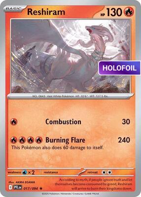 Reshiram (PFL) #017 [EN/H]