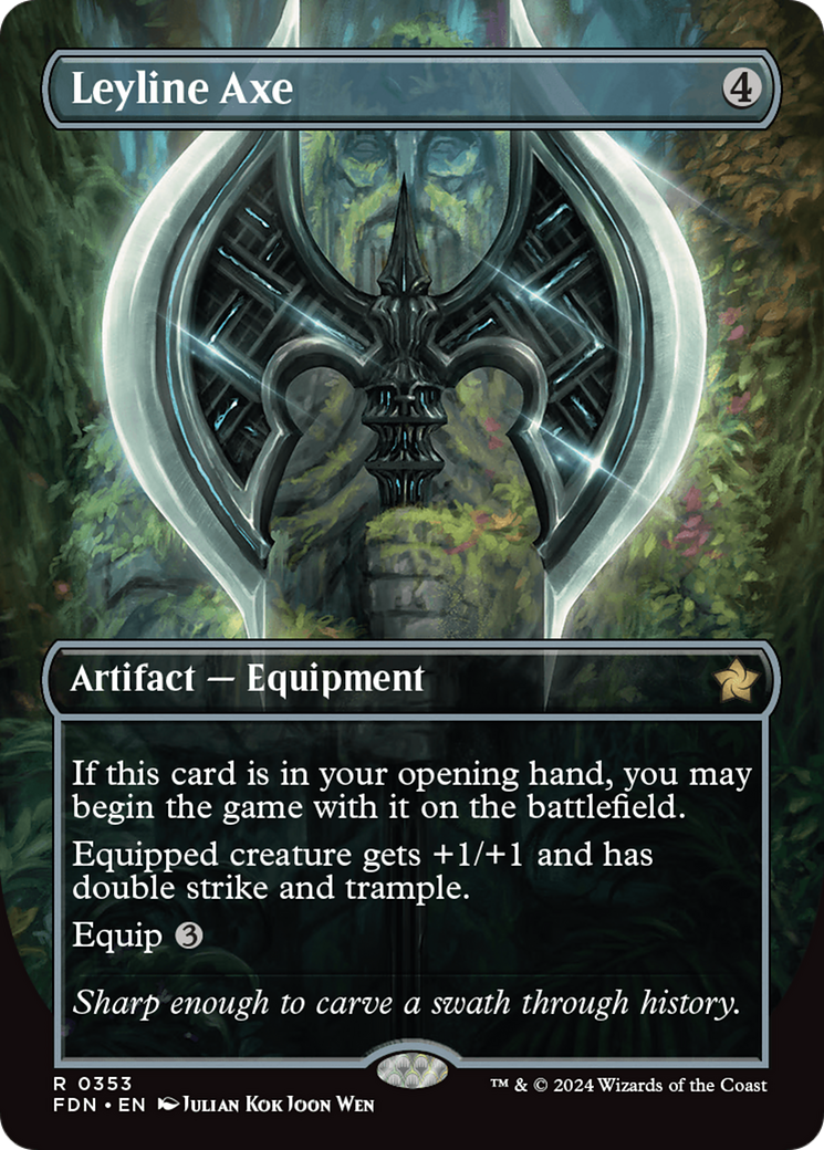 Leyline Axe (FDN) #353 [EN/N] s/o