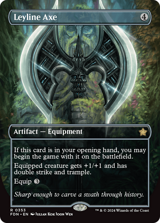 Leyline Axe (FDN) #353 [EN/N] s/o